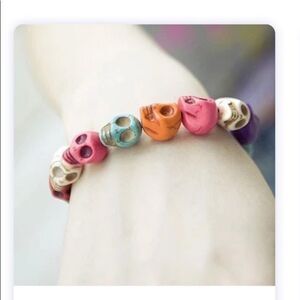 LAST ONE! Skull Bracelet Multicolored
